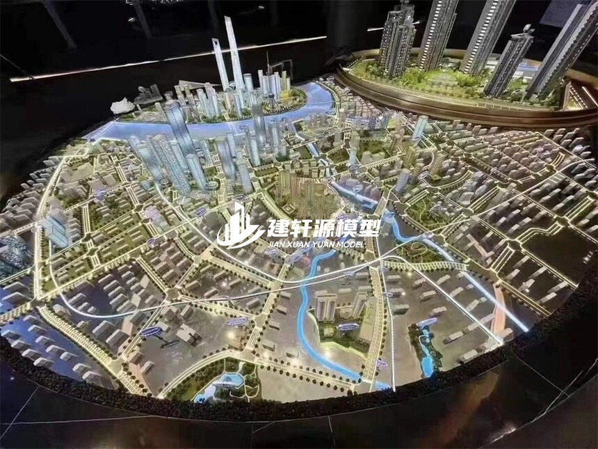 十堰规划模型制作